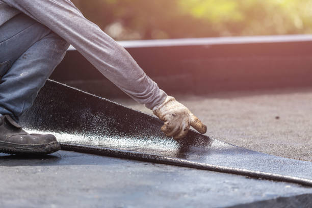 Professional Waterproofing technician working in Hamden, OH